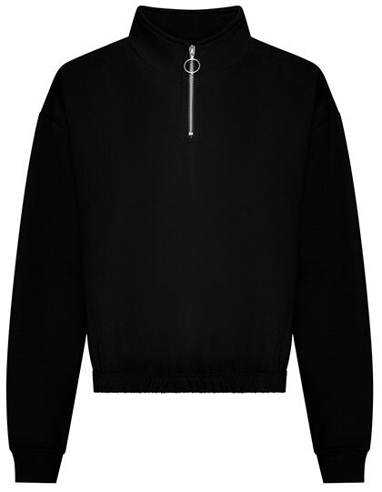 JH037 Women´s Cropped 1/4 Zip Sweat