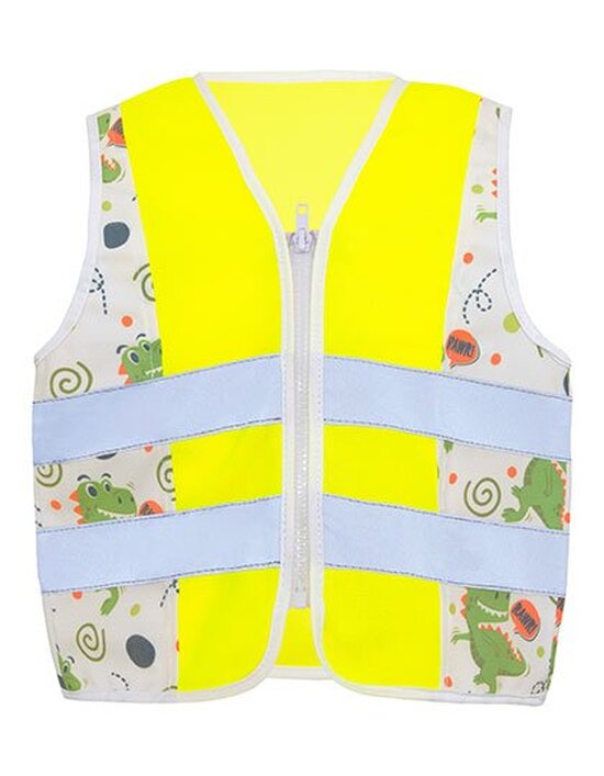 KX121K Korntex Children´s Safety Vest Action Dinosaurs CO² Neutral