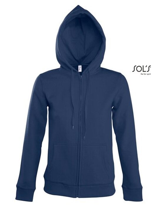 Women Hooded Zipped Jacket Seven