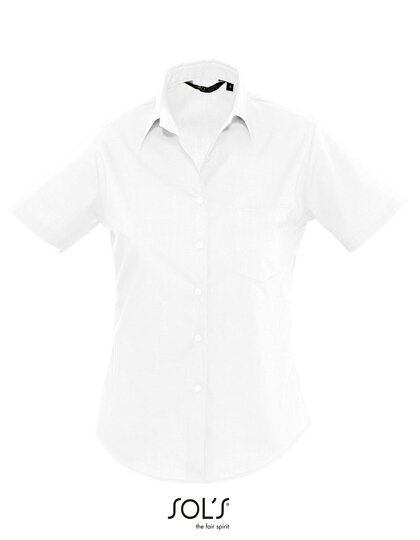 Popeline-Blouse Escape Shortsleeve