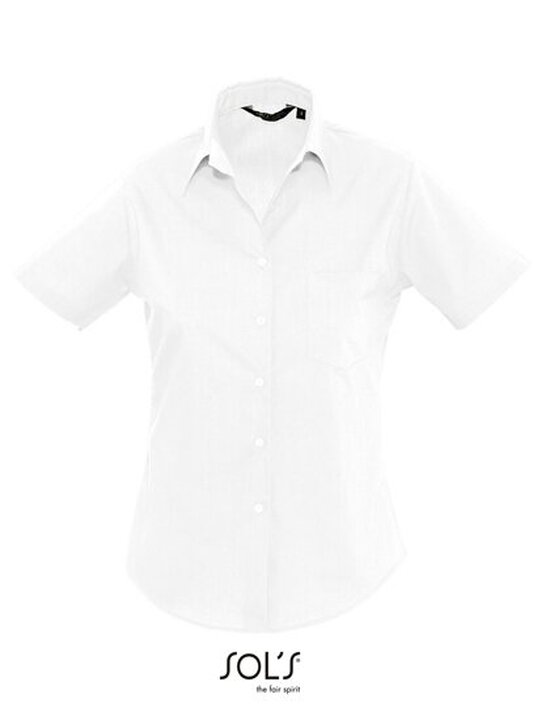 Popeline-Blouse Escape Shortsleeve
