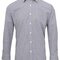 Men`s Microcheck (Gingham) Long Sleeve Cotton Shirt