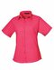 Ladies` Poplin Short Sleeve Blouse