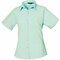 Ladies` Poplin Short Sleeve Blouse