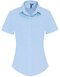 Ladies Stretch Fit Poplin Short Sleeve Cotton Shirt