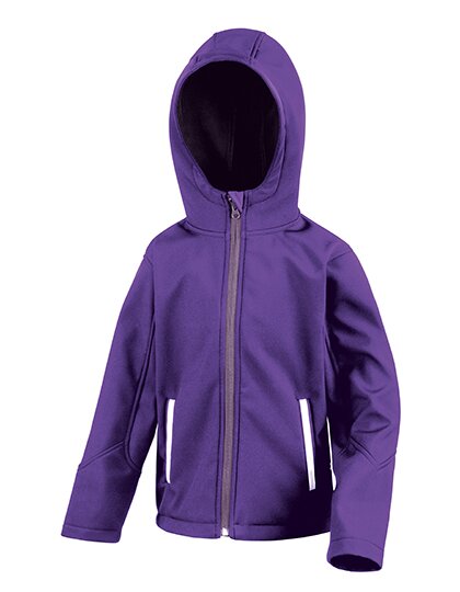 Youth Hooded Soft Shell Jacket