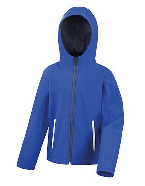 Youth Hooded Soft Shell Jacket