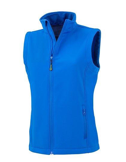 Womens Recycled 2-Layer Printable Softshell Bodywarmer