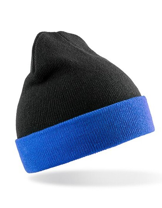 Recycled Black Compass Beanie