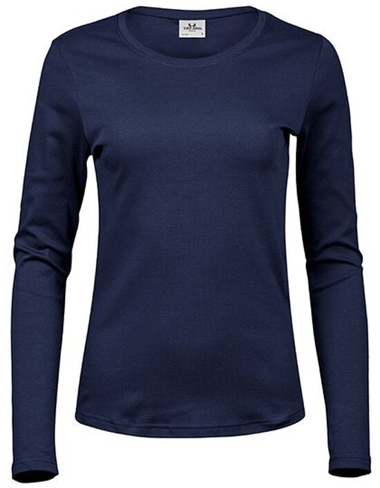 Womens Long Sleeve Interlock Tee