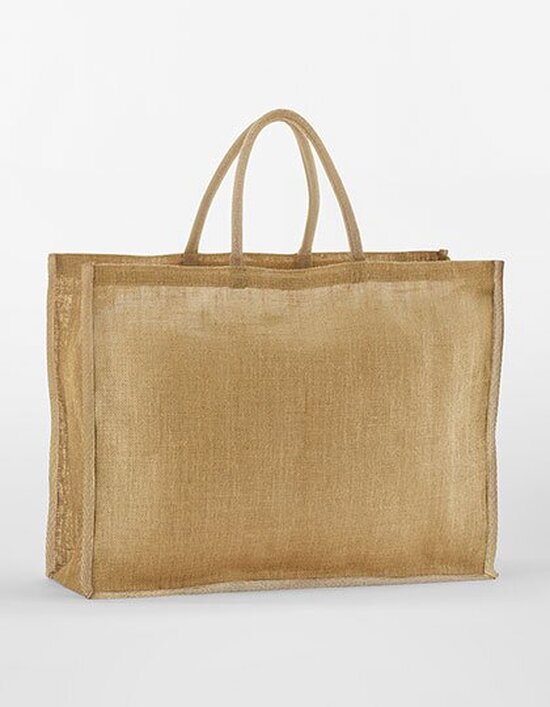 WM475 Westford Mill Natural Starched Jute Market Shopper