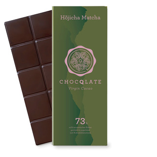 CHOCQLATE Bio Schokolade HOUJICHA MATCHA
